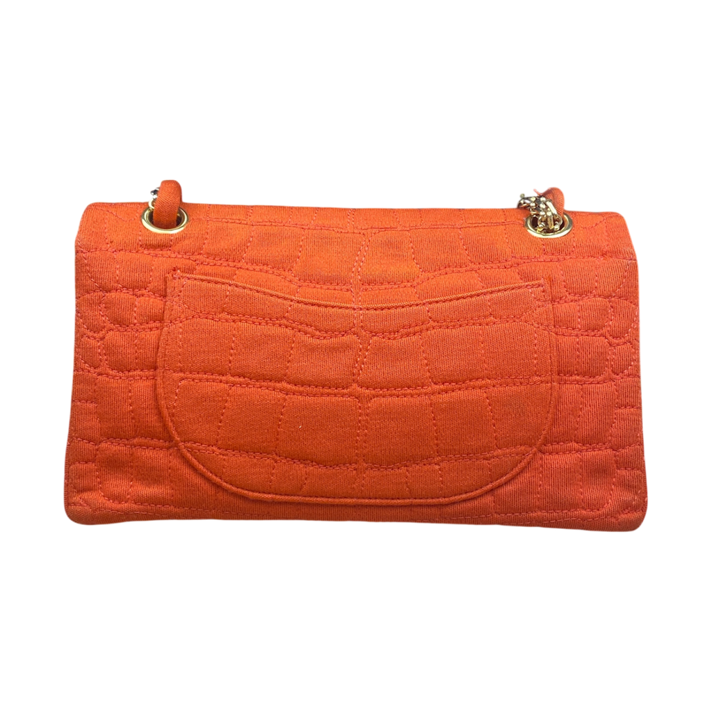 Chanel 2.55 Reissue — Édition Jersey Orange Vibrant