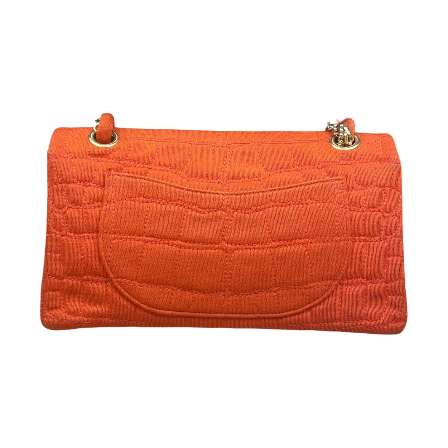 Chanel 2.55 Reissue — Édition Jersey Orange Vibrant