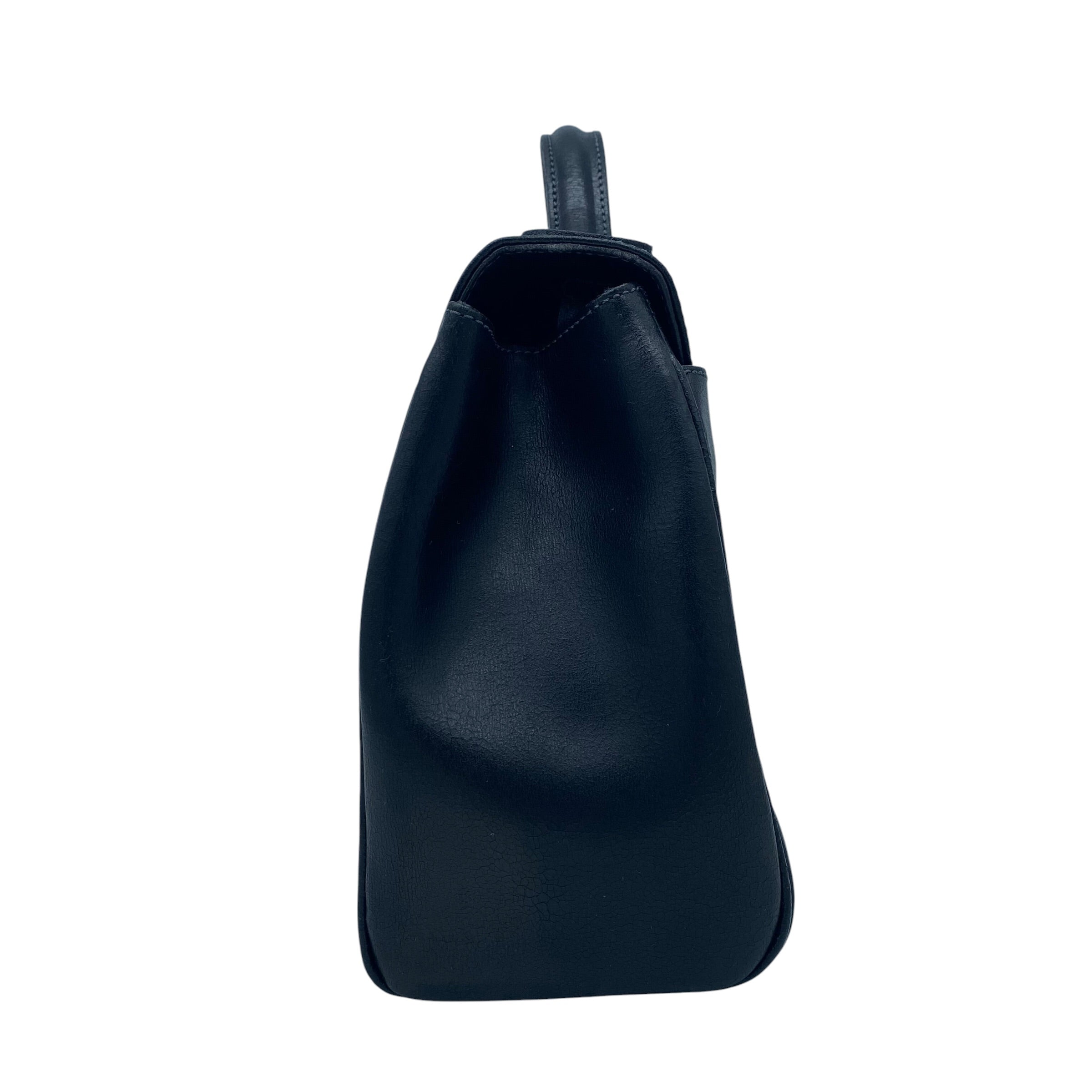Sac Courrèges Paris Cuir Noir vintage