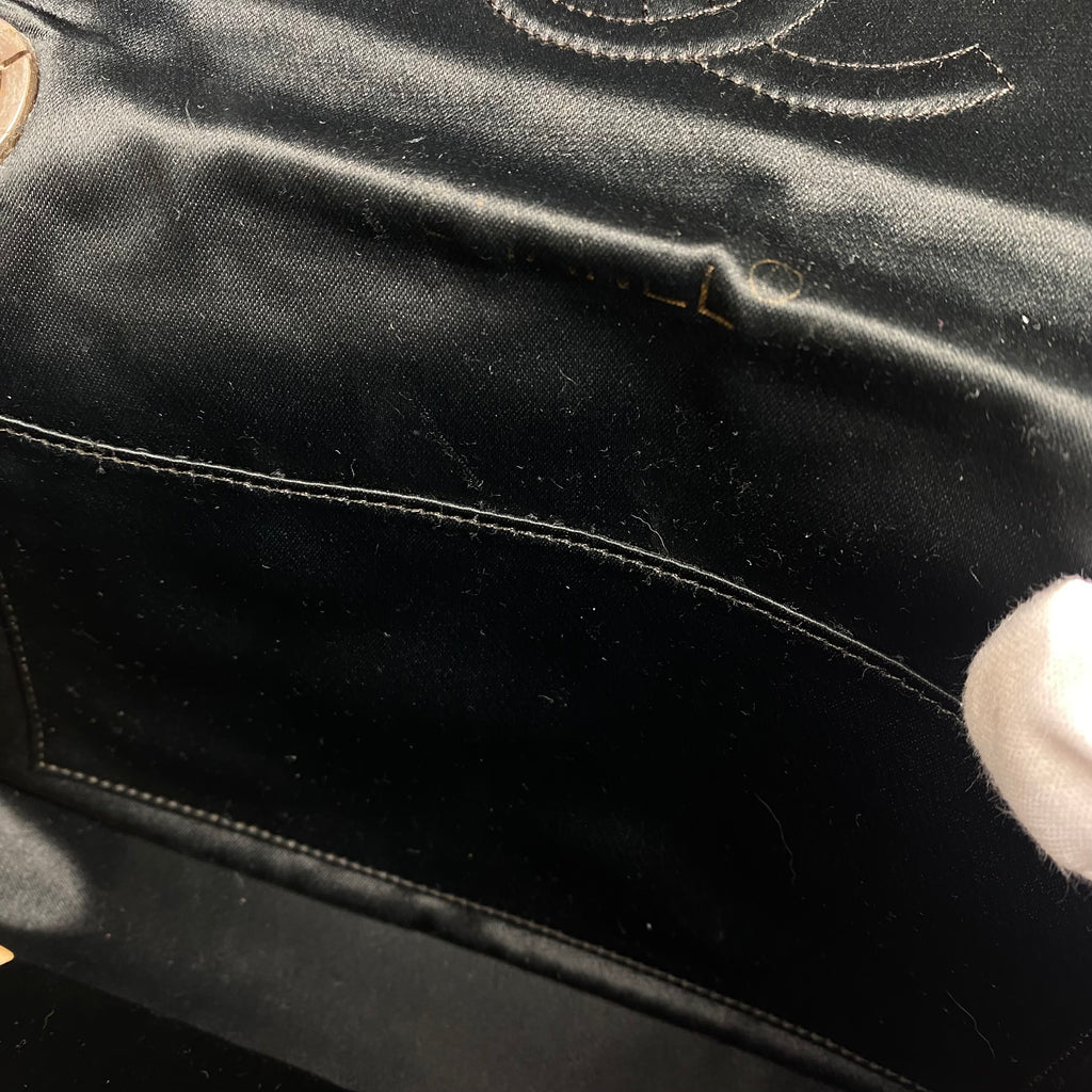Sac Chanel Vintage Nylon Noir & Strass