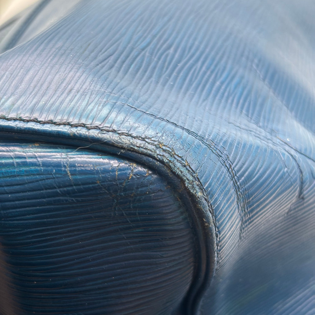 Louis Vuitton Keepall 55 Cuir Epi Bleu
