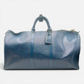 Louis Vuitton Keepall 55 Cuir Epi Bleu