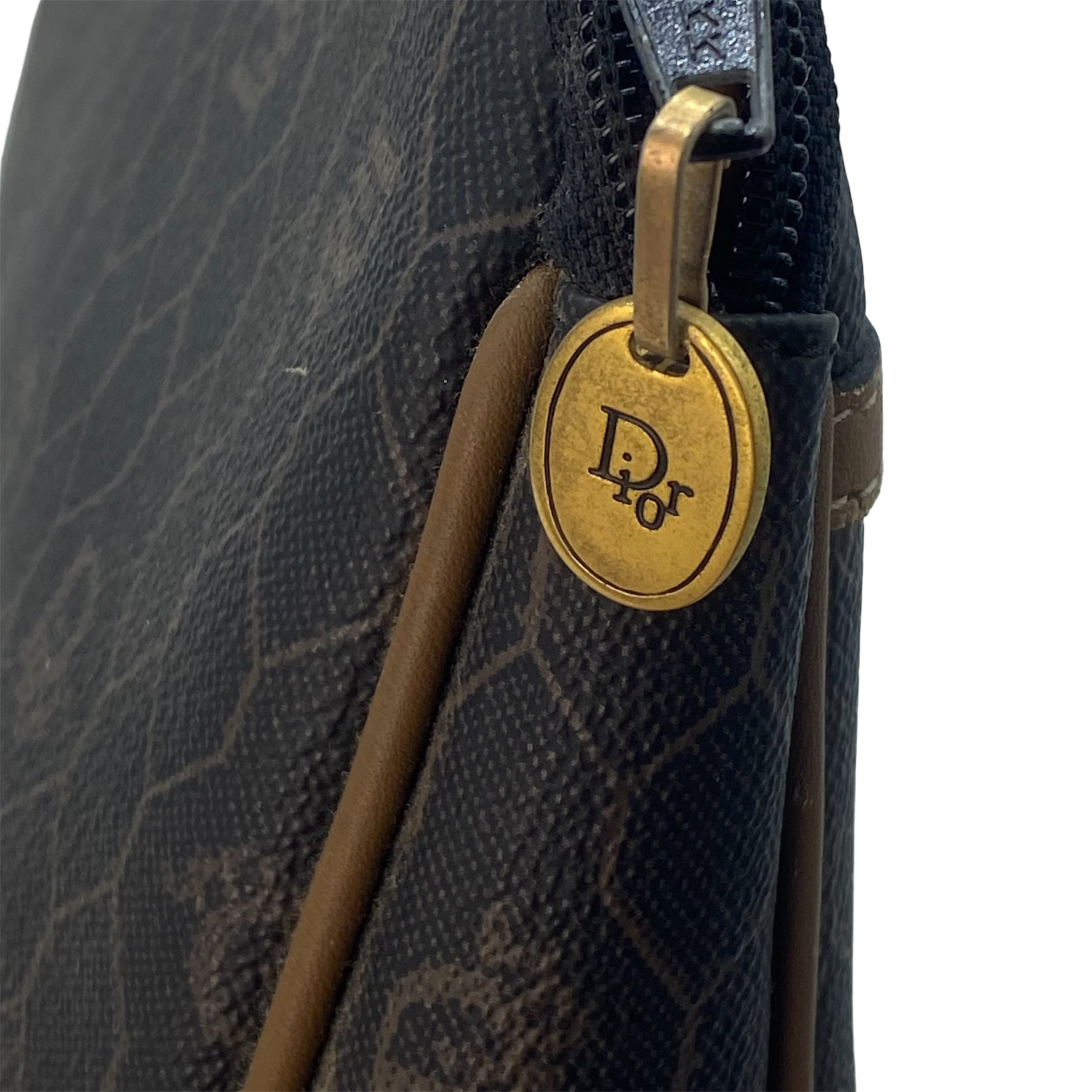 Pochette Christian Dior Motif Nid d'Abeille Vintage