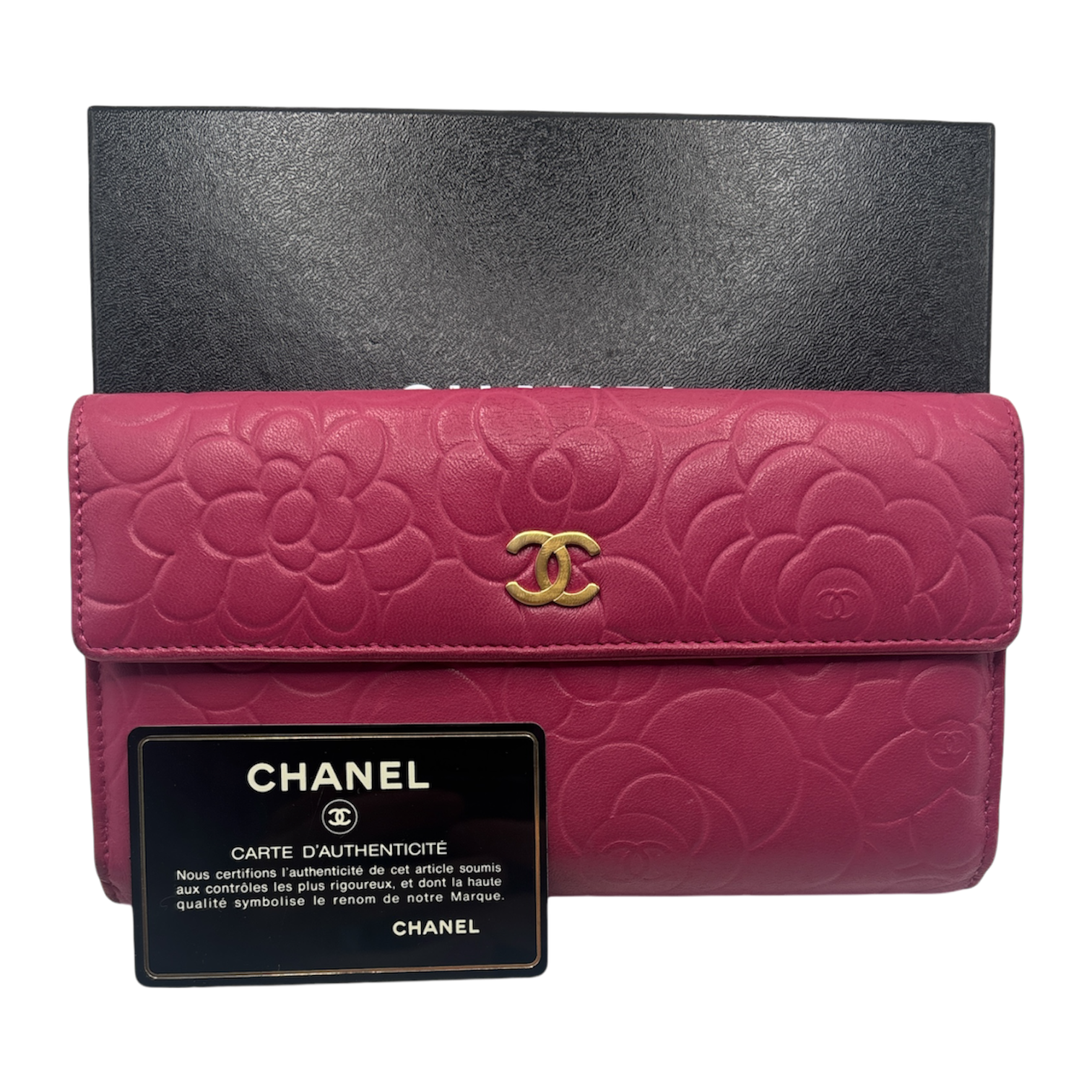 Portefeuille à Rabat Chanel Camélia