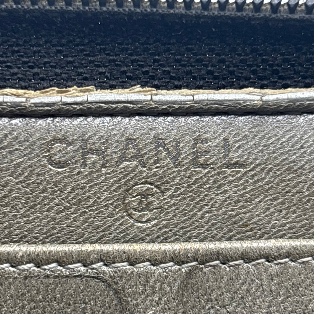 Portefeuille Zippé Chanel Camélia