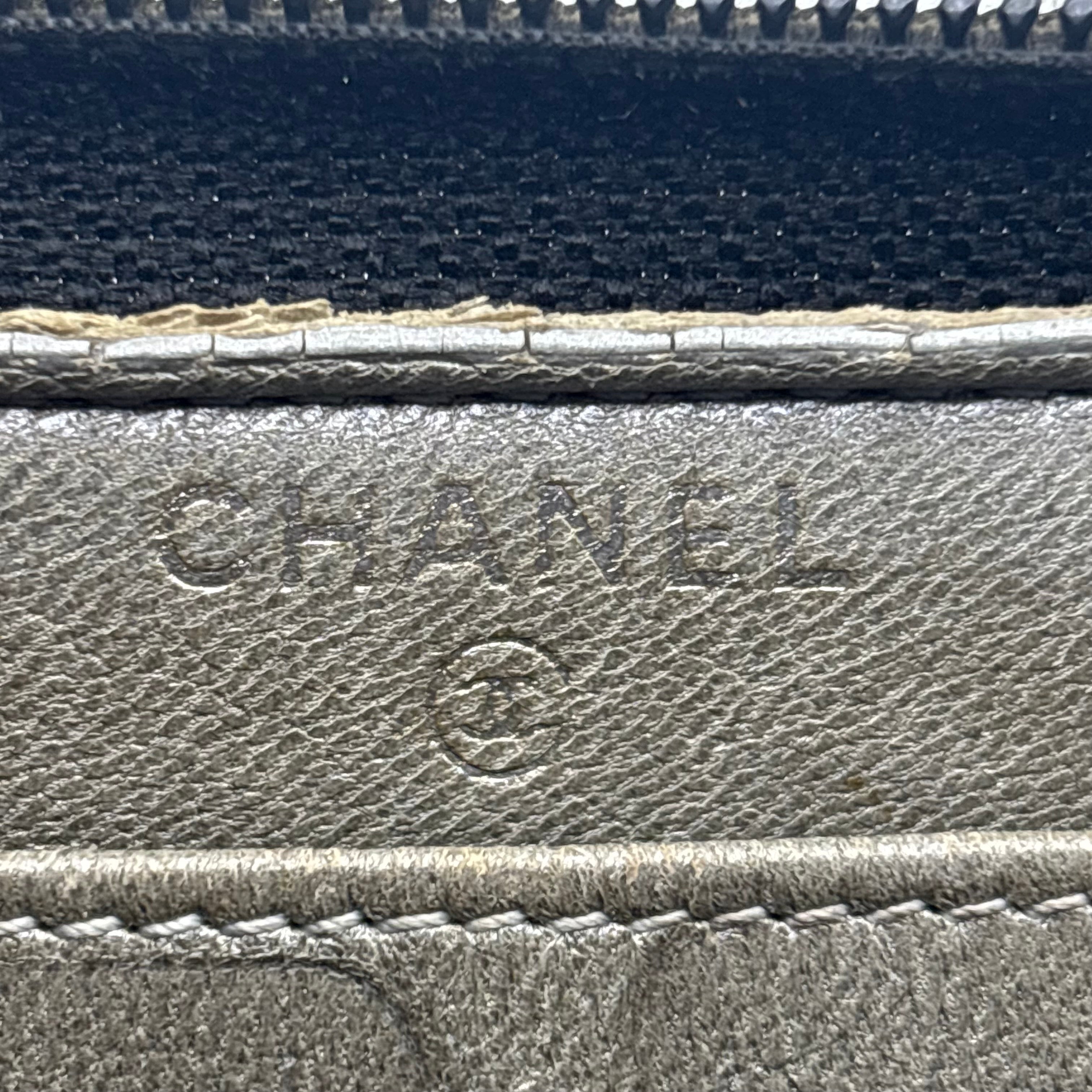 Portefeuille Zippé Chanel Camélia