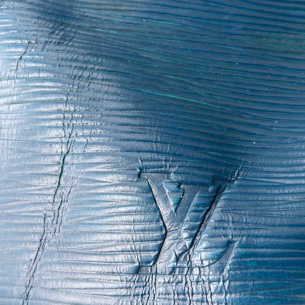 Louis Vuitton Keepall 55 Cuir Epi Bleu