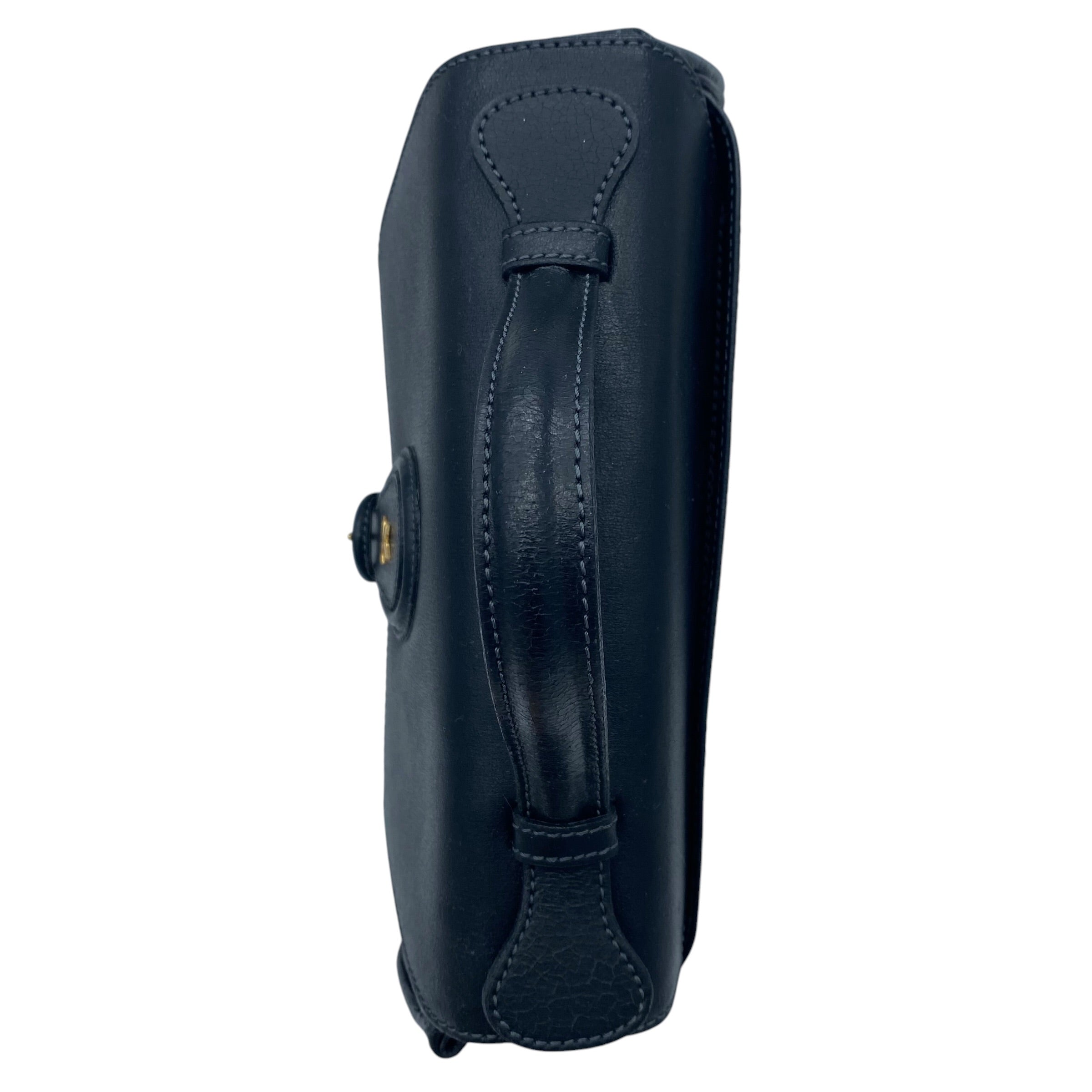 Sac Courrèges Paris Cuir Noir vintage