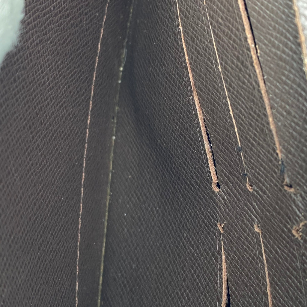 Portefeuille Louis Vuitton Accordéon Damier Ébène  full set