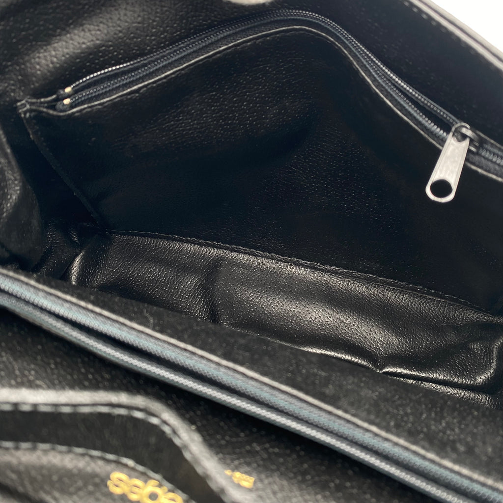 Sac Courrèges Paris Cuir Noir vintage