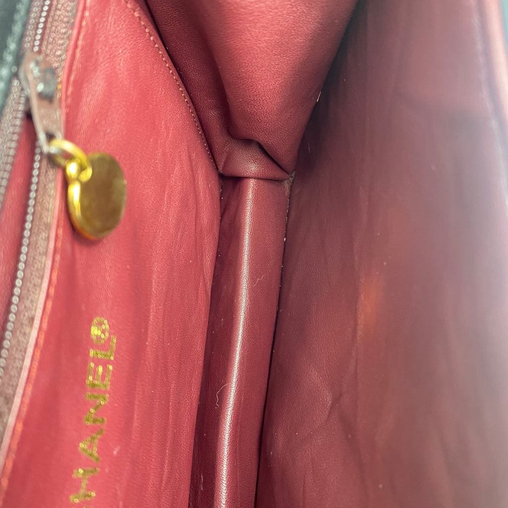 Chanel single flap 80s - certifié entrupy