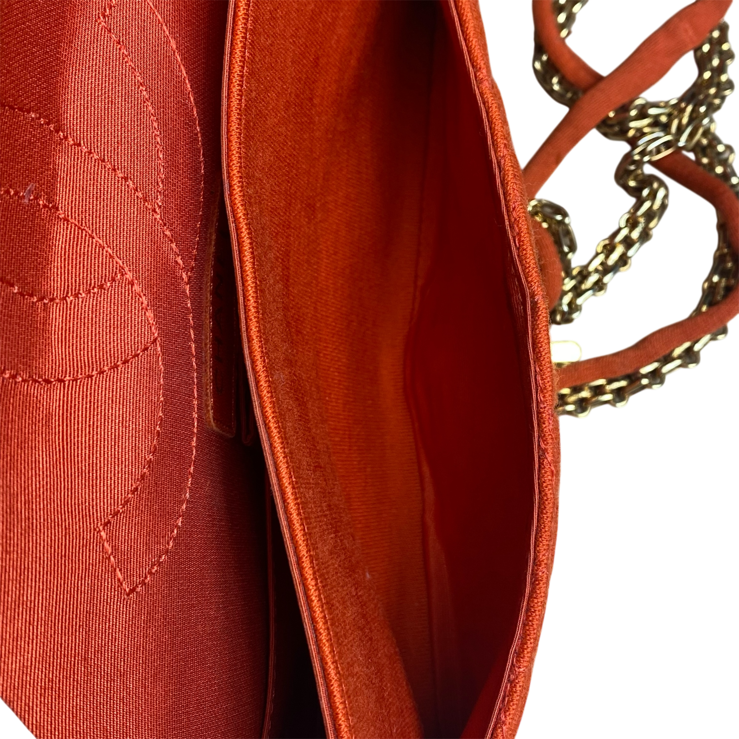 Chanel 2.55 Reissue — Édition Jersey Orange Vibrant