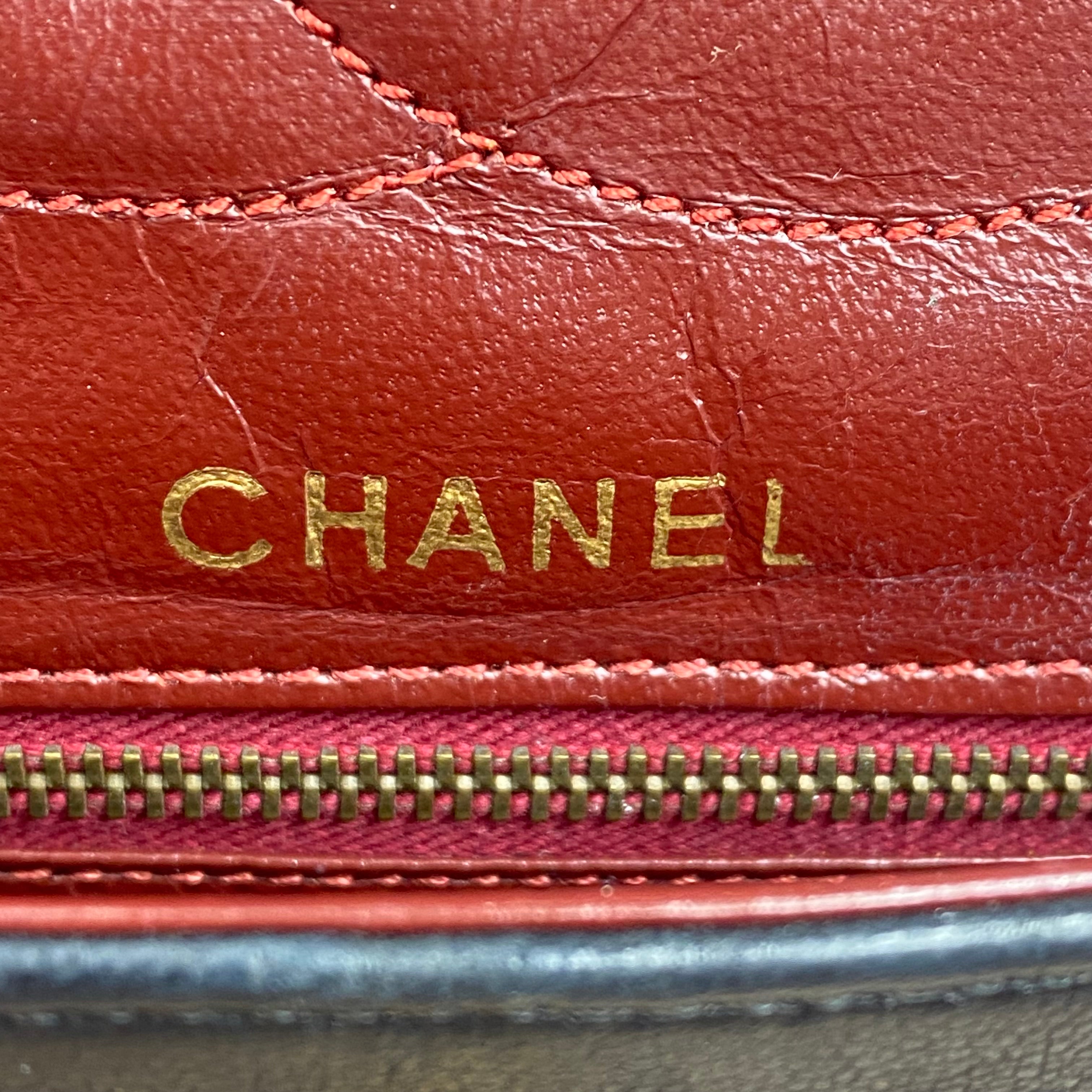 Sac Chanel Timeless Double Flap Cuir Matelassé