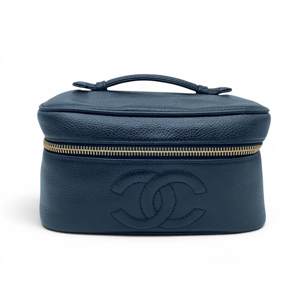 Chanel Vanity Case Vintage (1994-1996) – Cuir Caviar Noir & Or 24K