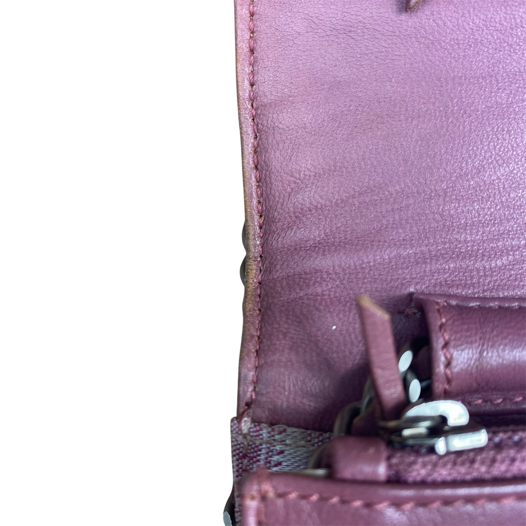 Chanel WOC — Toile Jacquard Rose