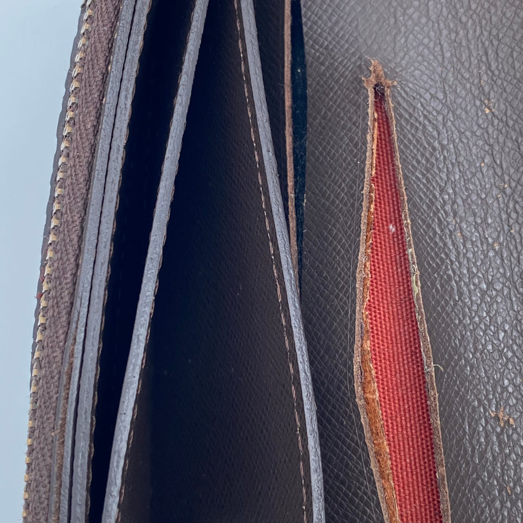 Portefeuille Louis Vuitton Accordéon Damier Ébène  full set