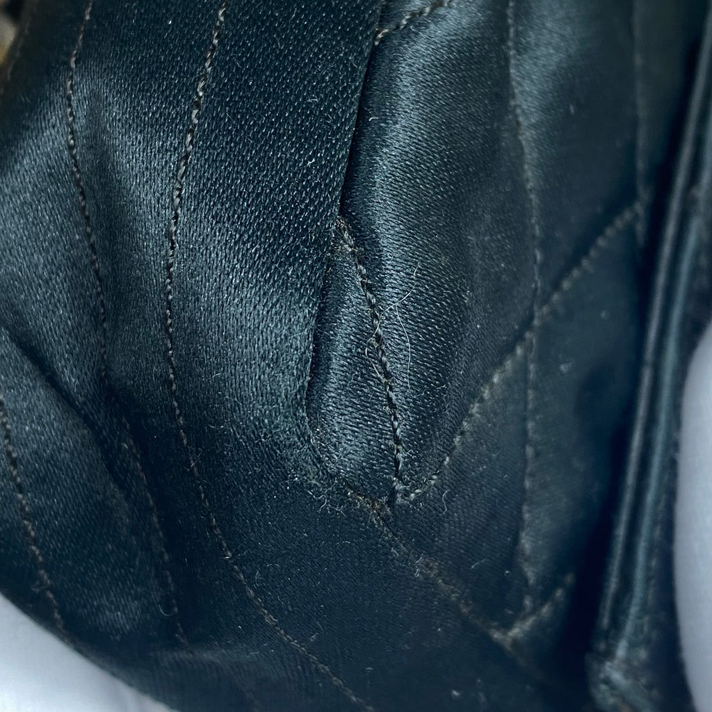 Sac Chanel Vintage Nylon Noir & Strass