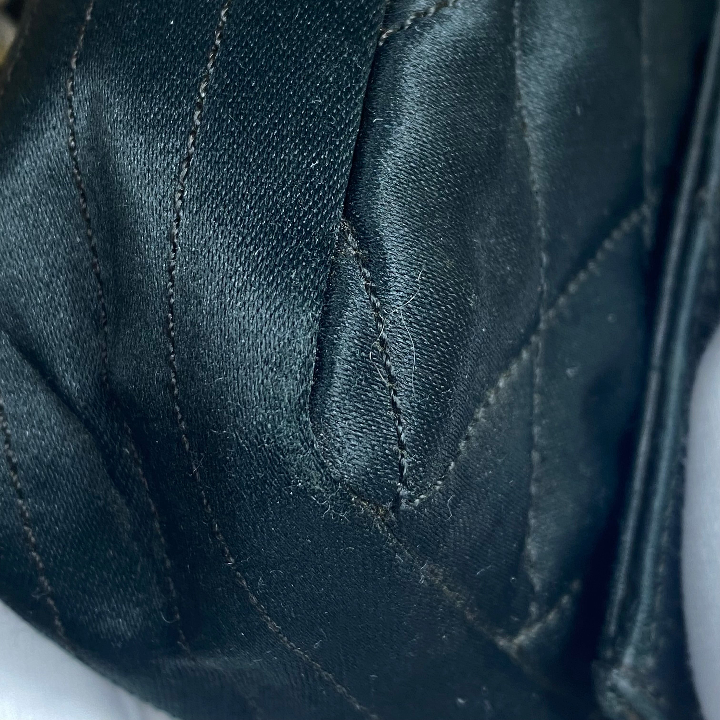 Sac Chanel Vintage Nylon Noir & Strass