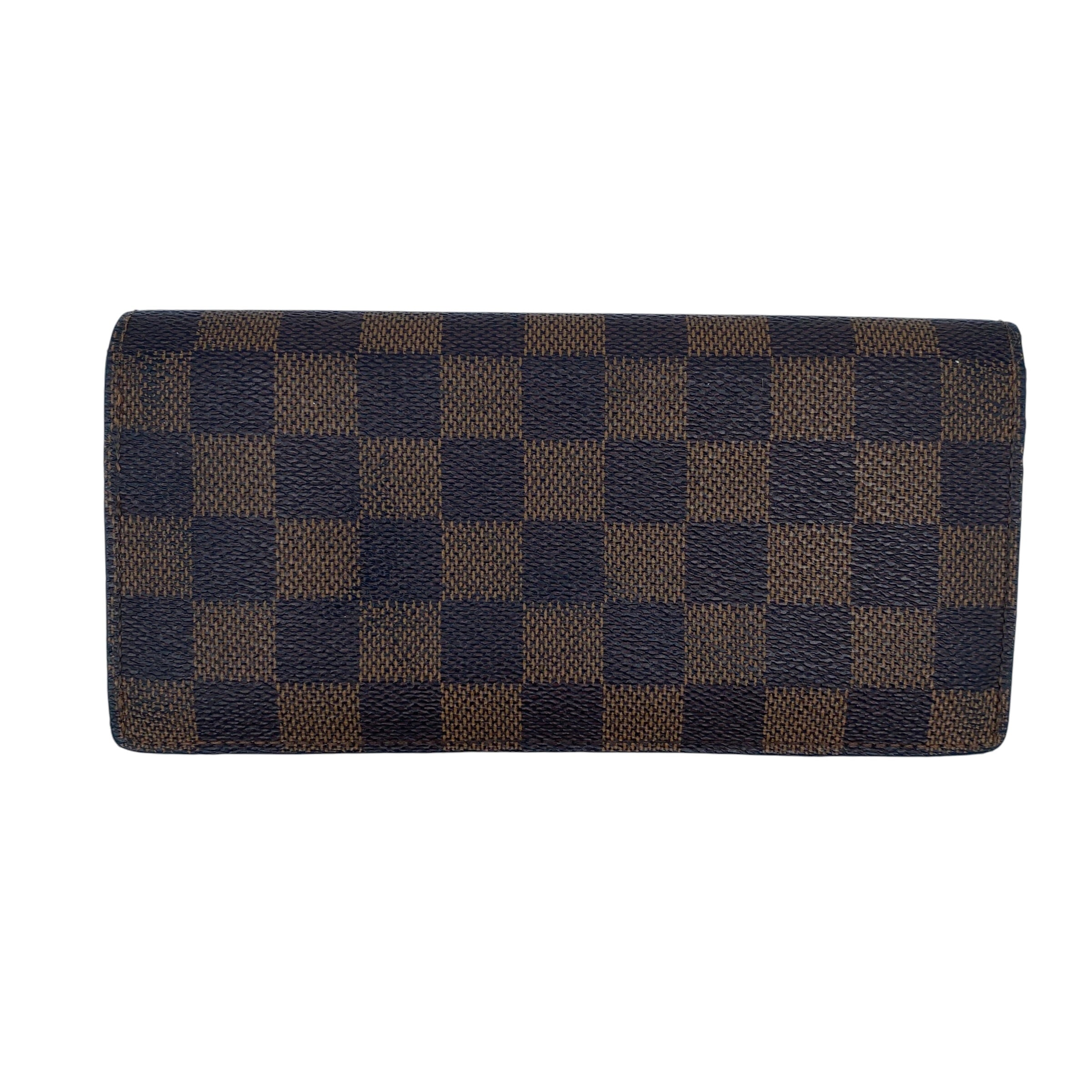 Portefeuille Louis Vuitton Accordéon Damier Ébène  full set