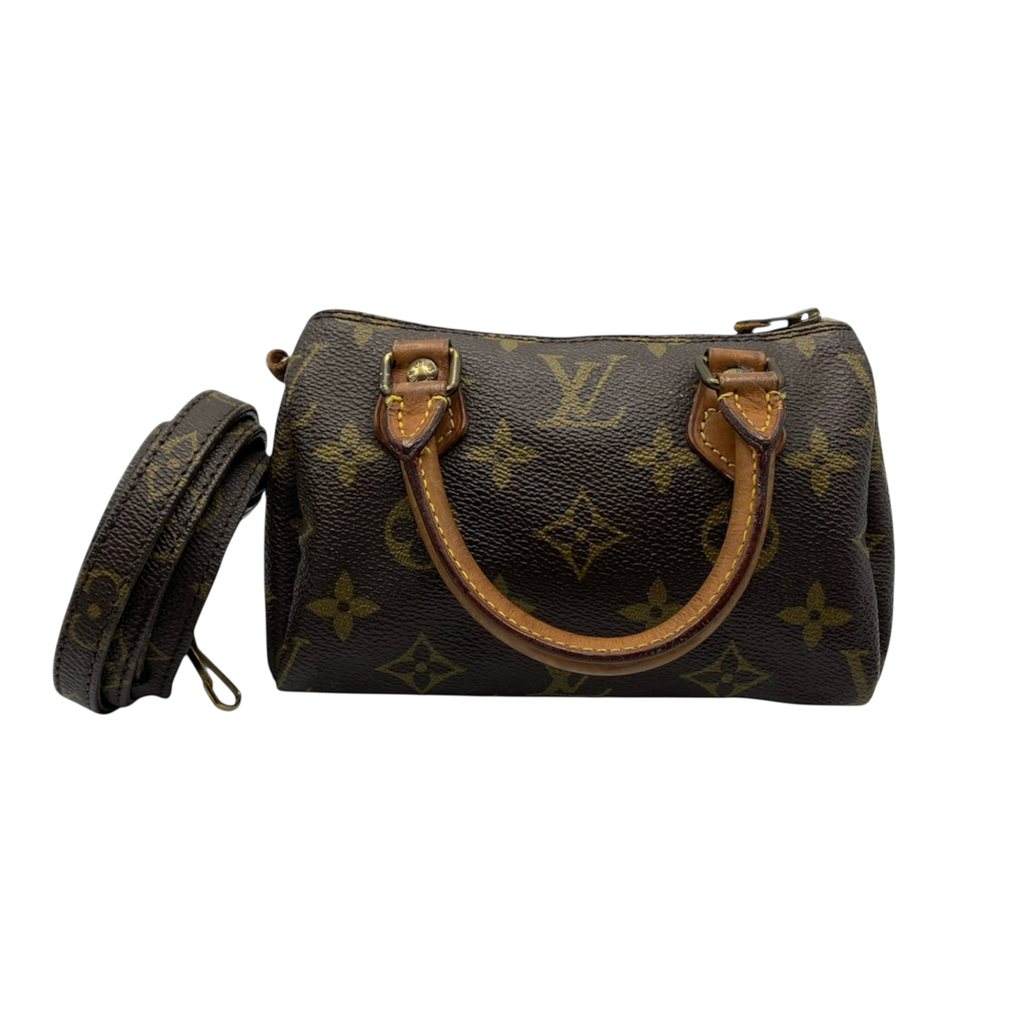 Louis Vuitton Speedy Nano Bandoulière - Certifié Entrupy