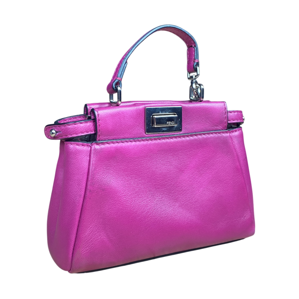 Fendi Micro Peekaboo Fuchsia