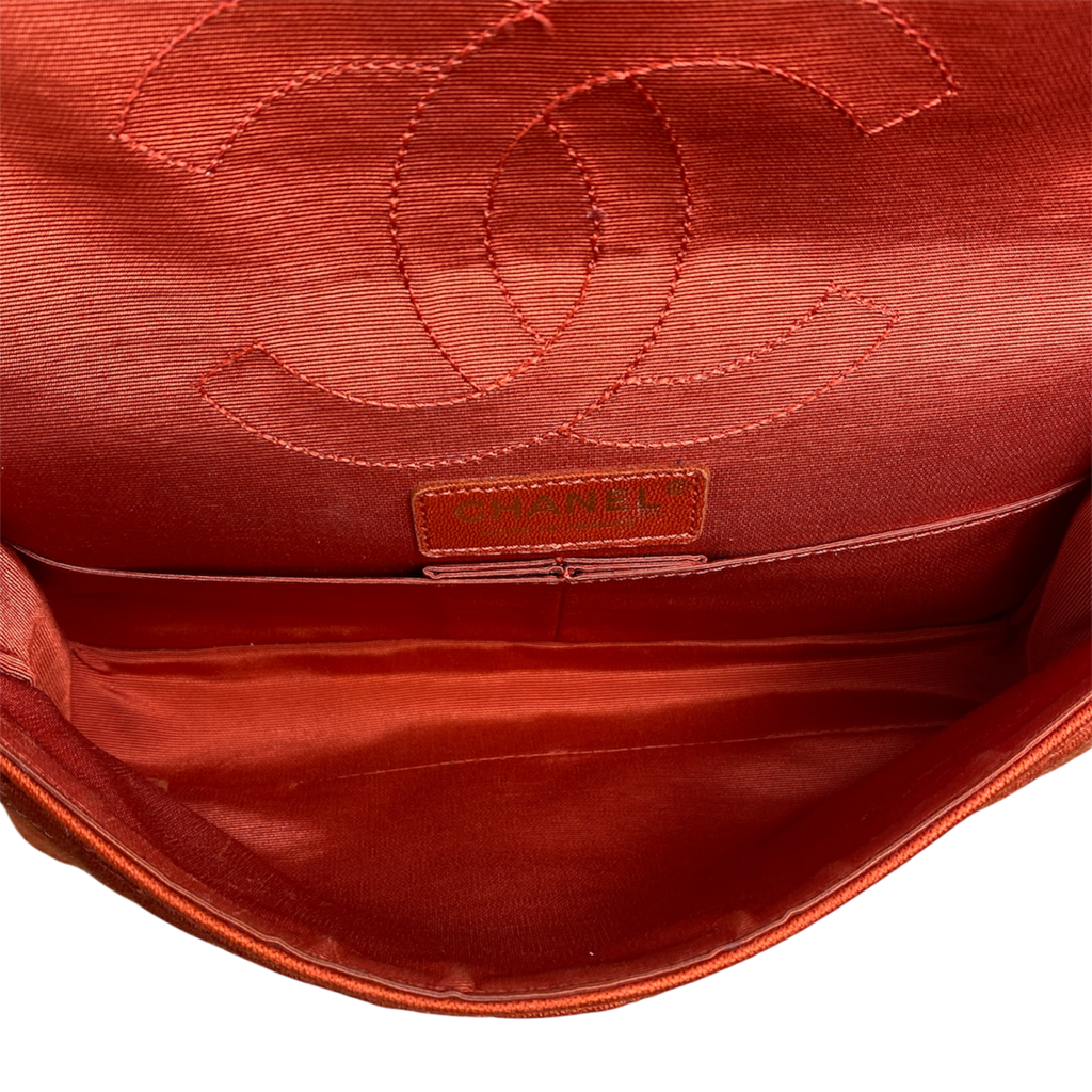 Chanel 2.55 Reissue — Édition Jersey Orange Vibrant