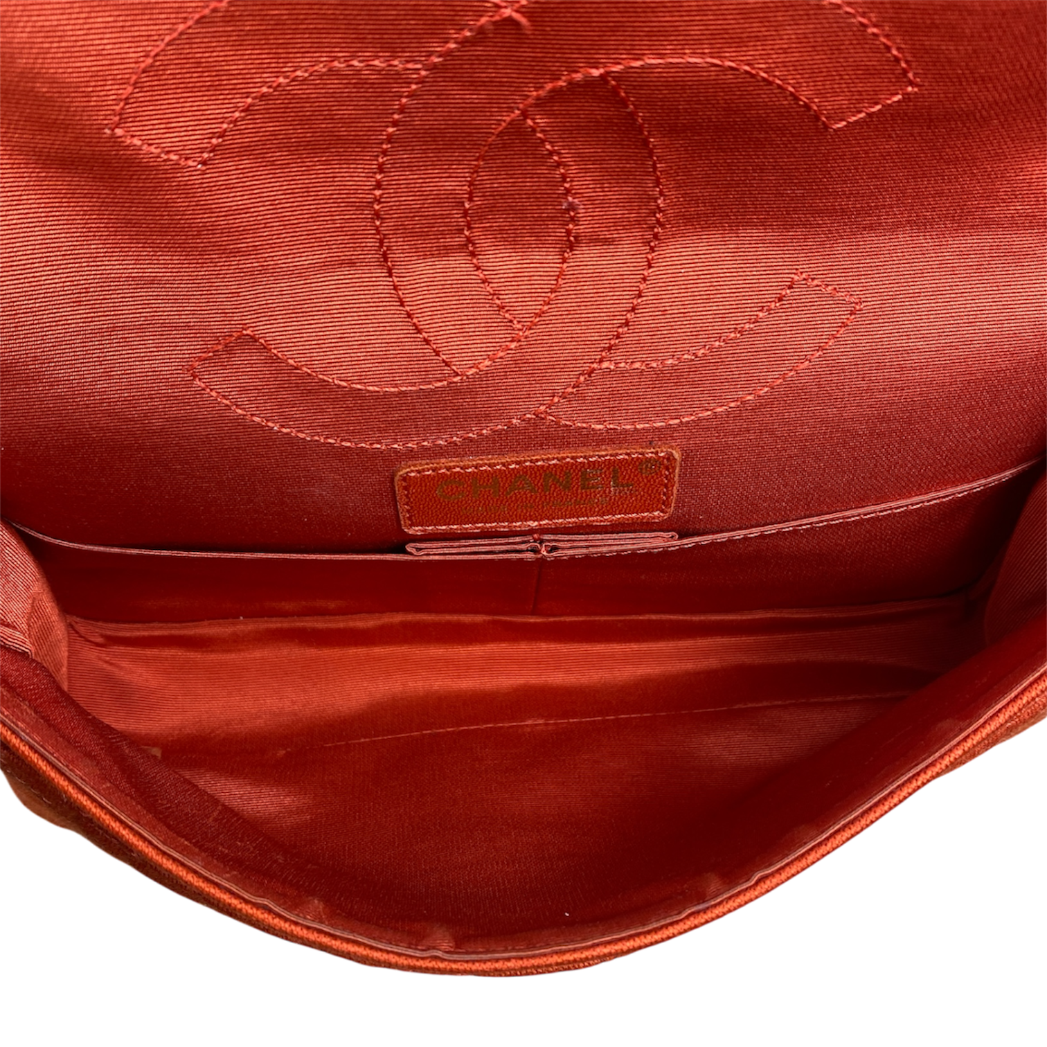 Chanel 2.55 Reissue — Édition Jersey Orange Vibrant