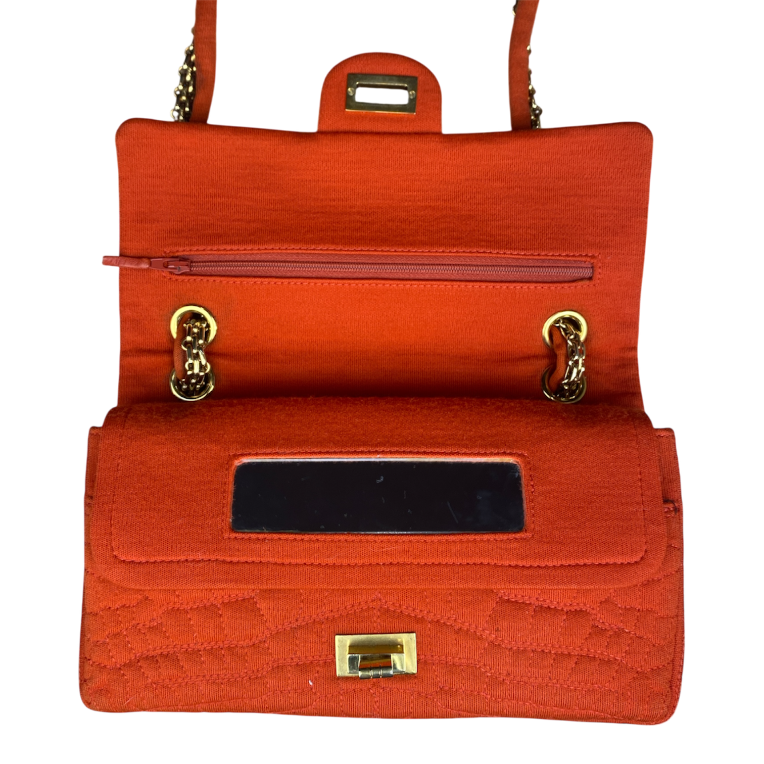 Chanel 2.55 Reissue — Édition Jersey Orange Vibrant