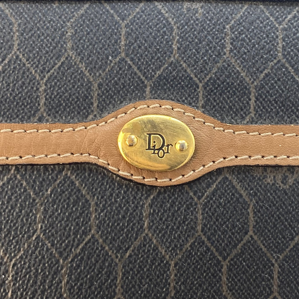 Pochette Christian Dior Motif Nid d'Abeille Vintage