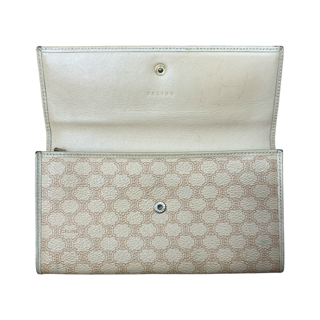 Portefeuille Compagnon Celine Macadam Triomphe - Certifiée Entrupy
