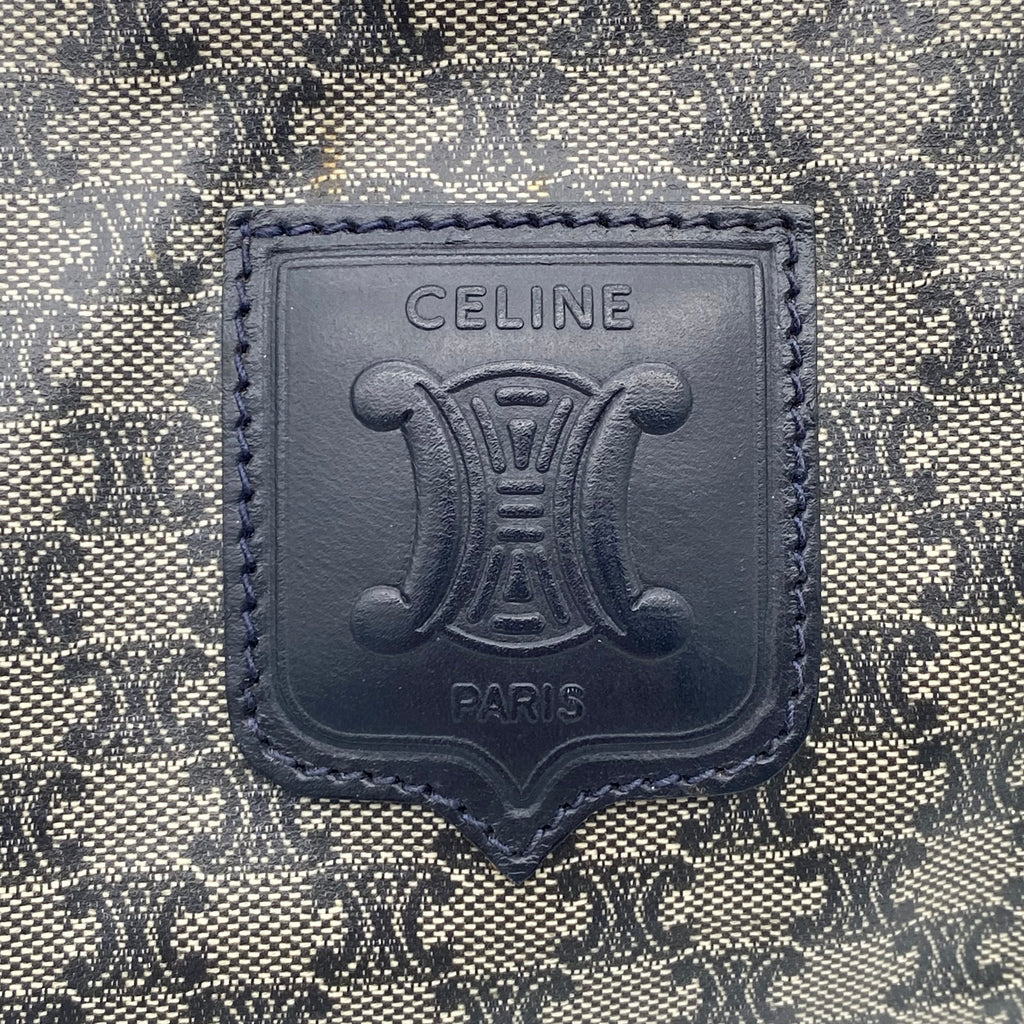 Sac Céline Boston 25 Toile Macadam Noir