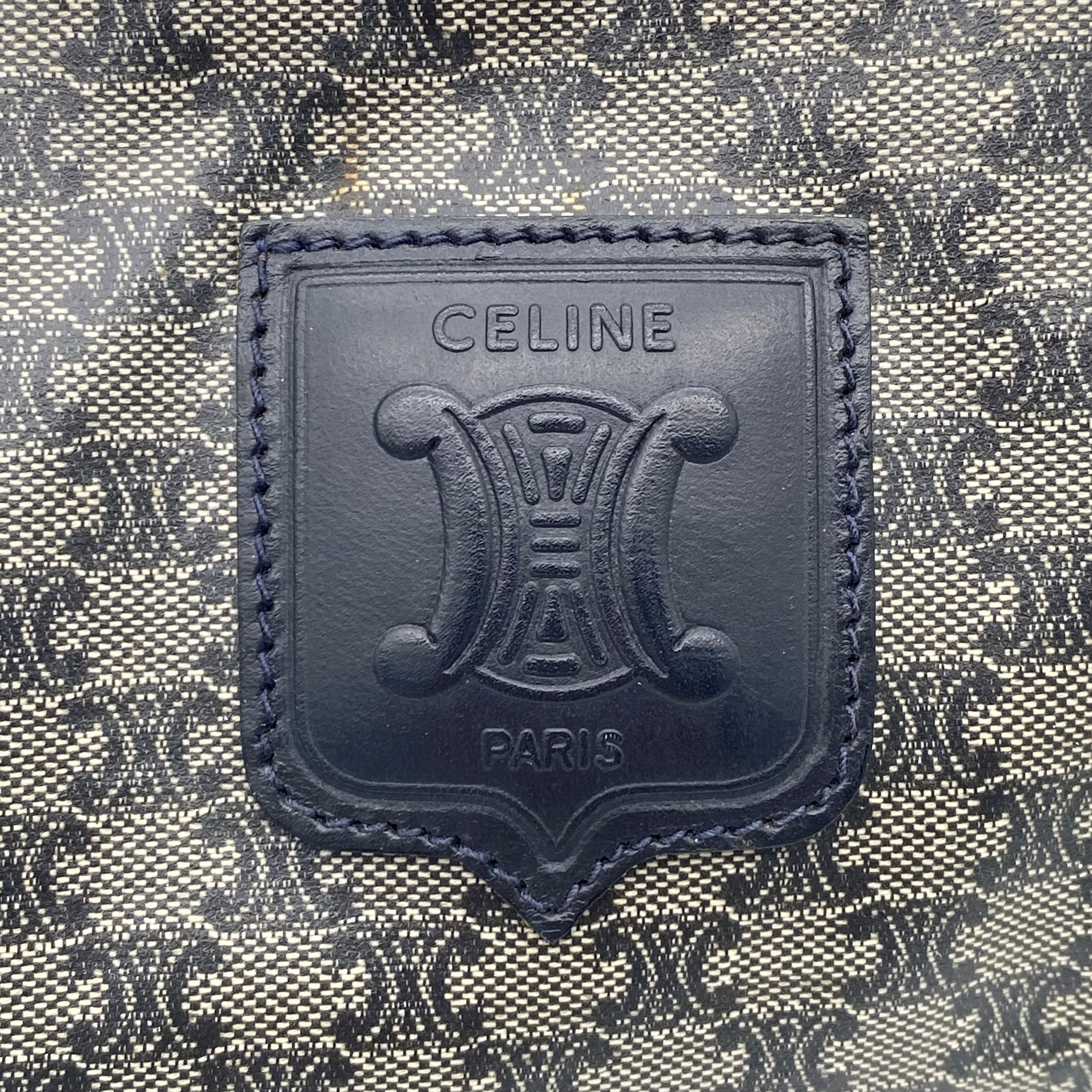 Sac Céline Boston 25 Toile Macadam Noir