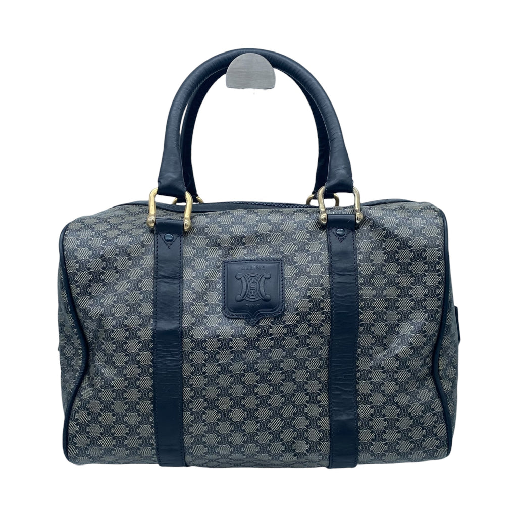 Sac Céline Boston 25 Toile Macadam Noir