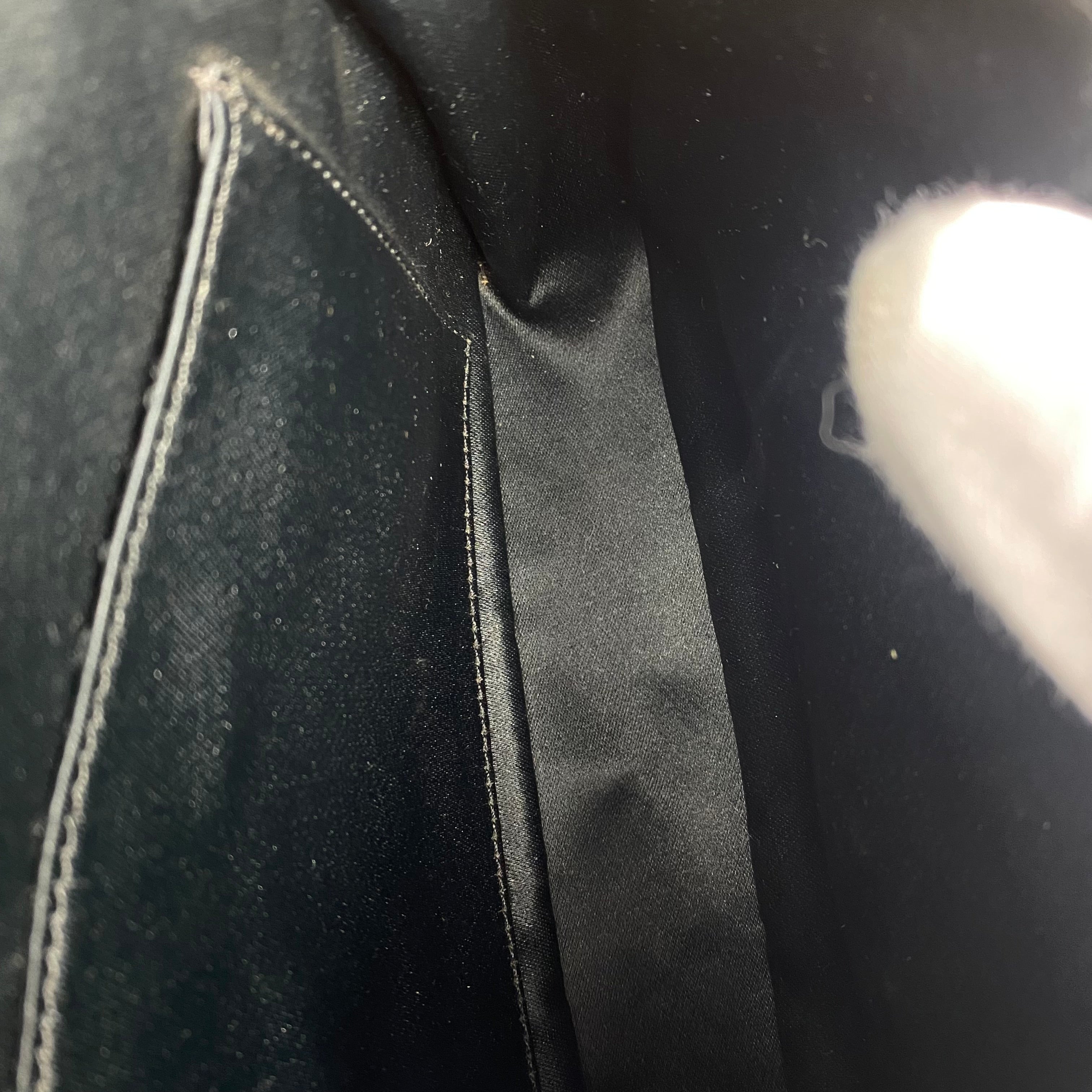 Sac Chanel Vintage Nylon Noir & Strass