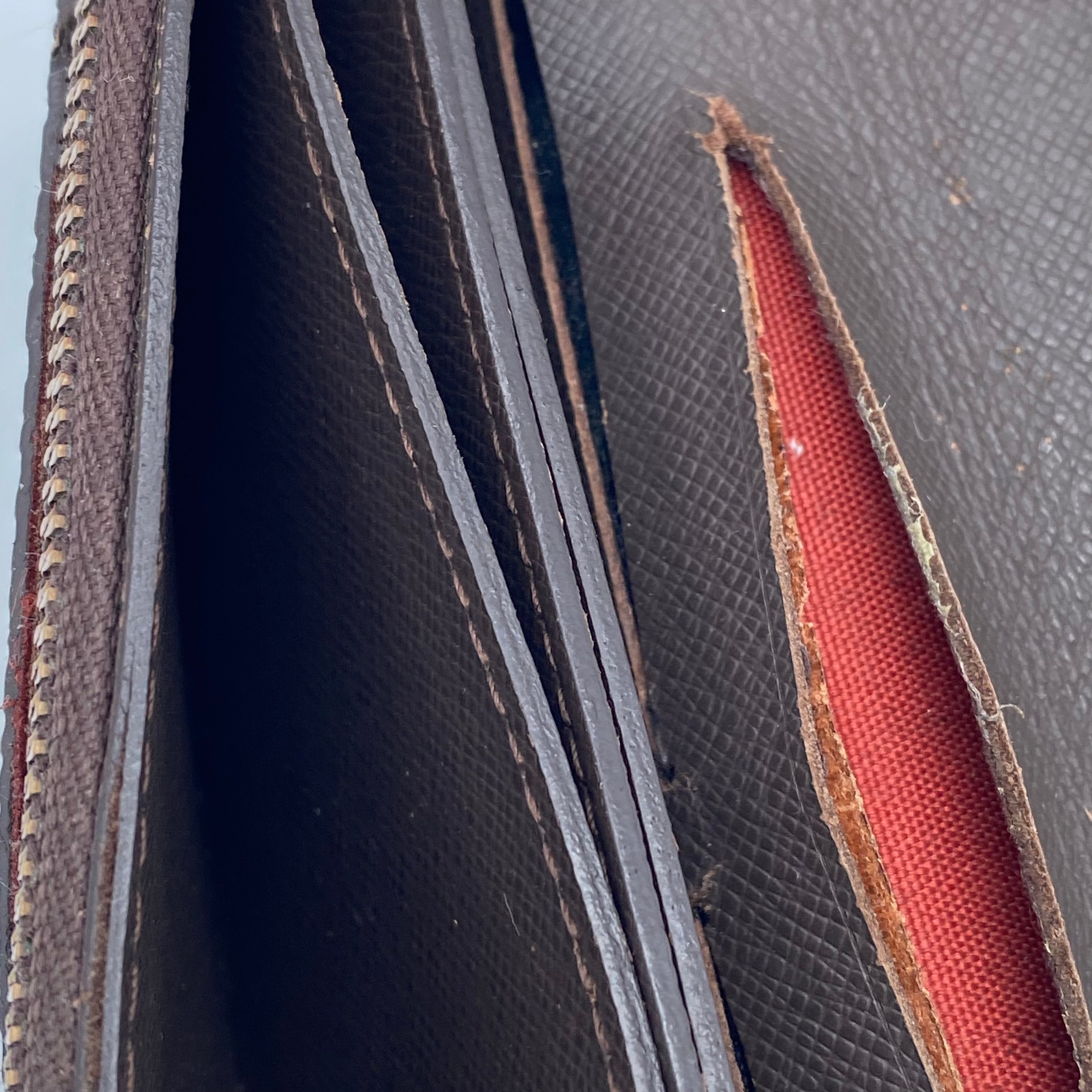 Portefeuille Louis Vuitton Accordéon Damier Ébène  full set