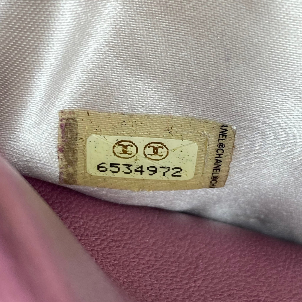 Chanel WOC — Toile Jacquard Rose