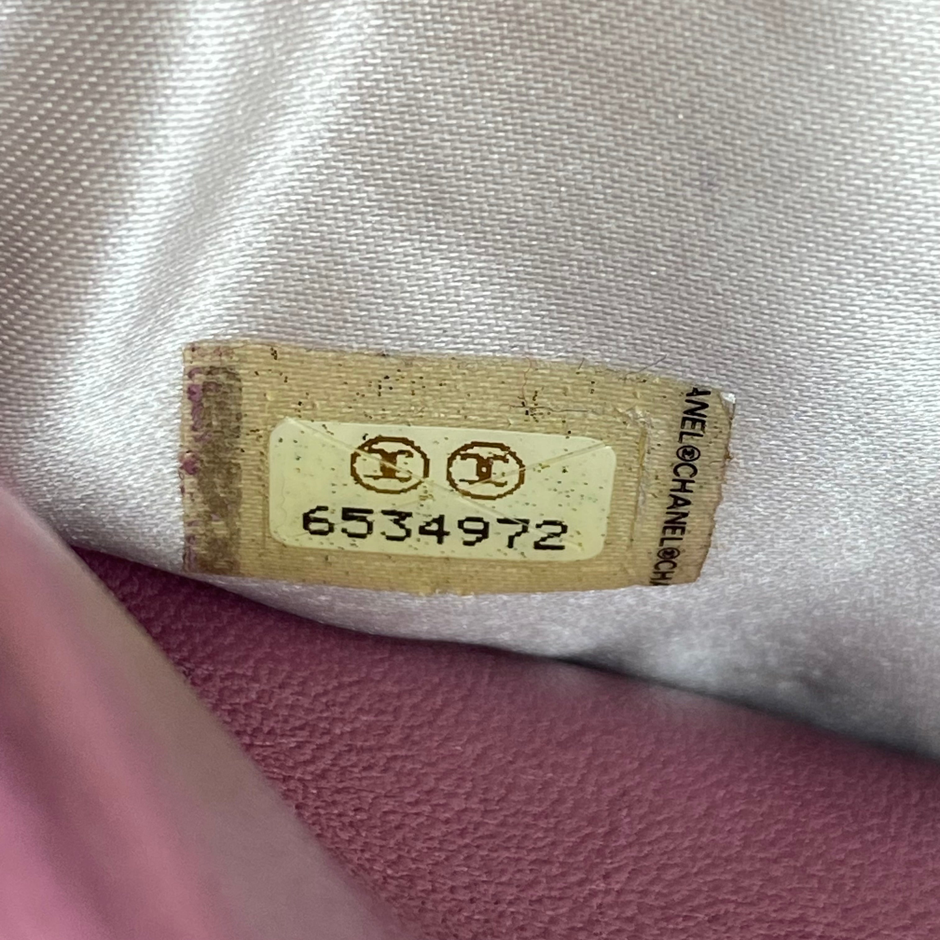 Chanel WOC — Toile Jacquard Rose