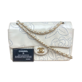 Chanel Timeless Flap Bag Camélia Crème vernis