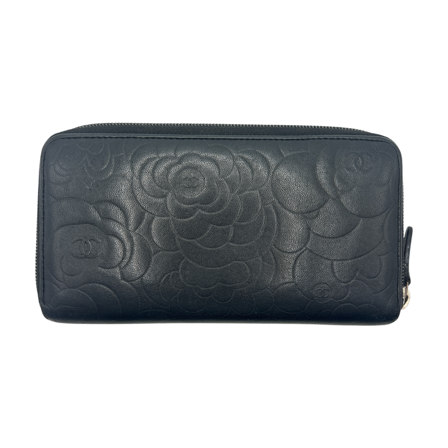 Portefeuille Zippé Chanel Camélia