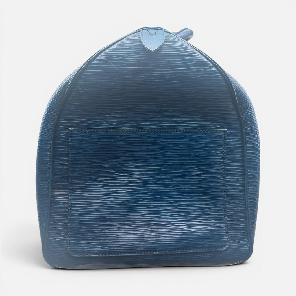 Louis Vuitton Keepall 55 Cuir Epi Bleu