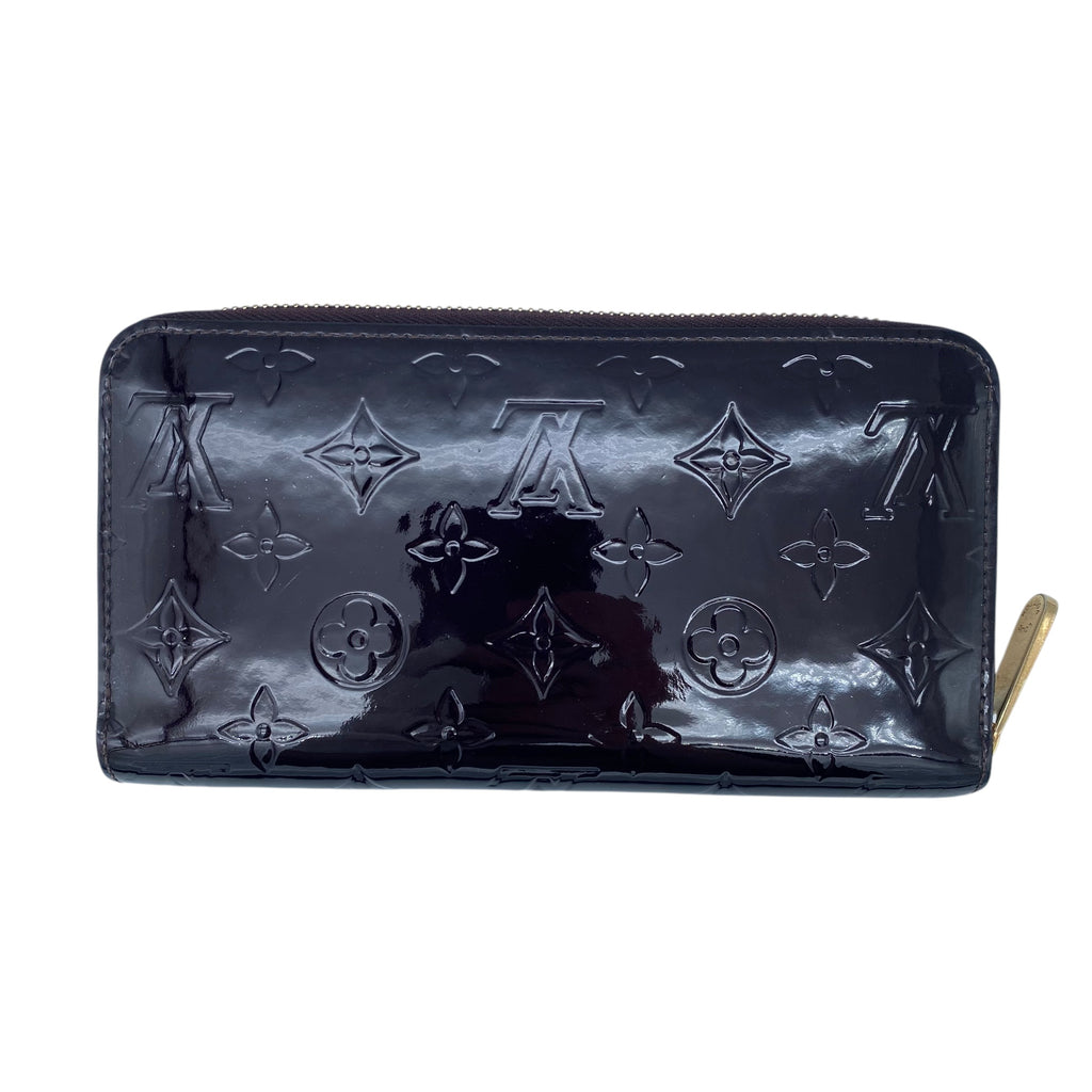 Portefeuille Louis Vuitton Zippy Wallet Vernis Amarante