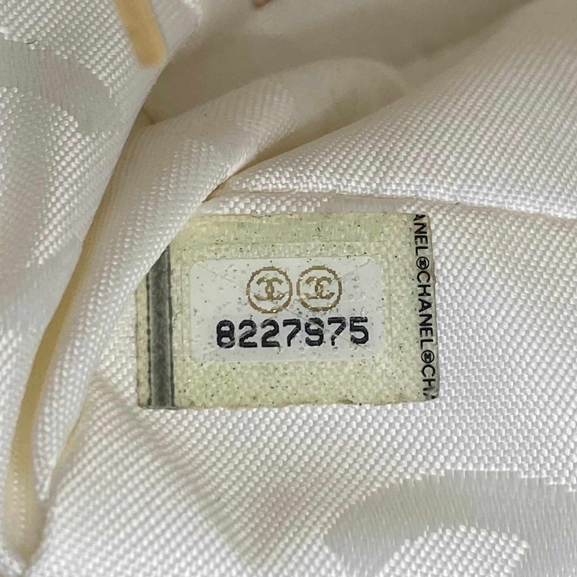 Chanel Timeless Flap Bag Camélia Crème vernis