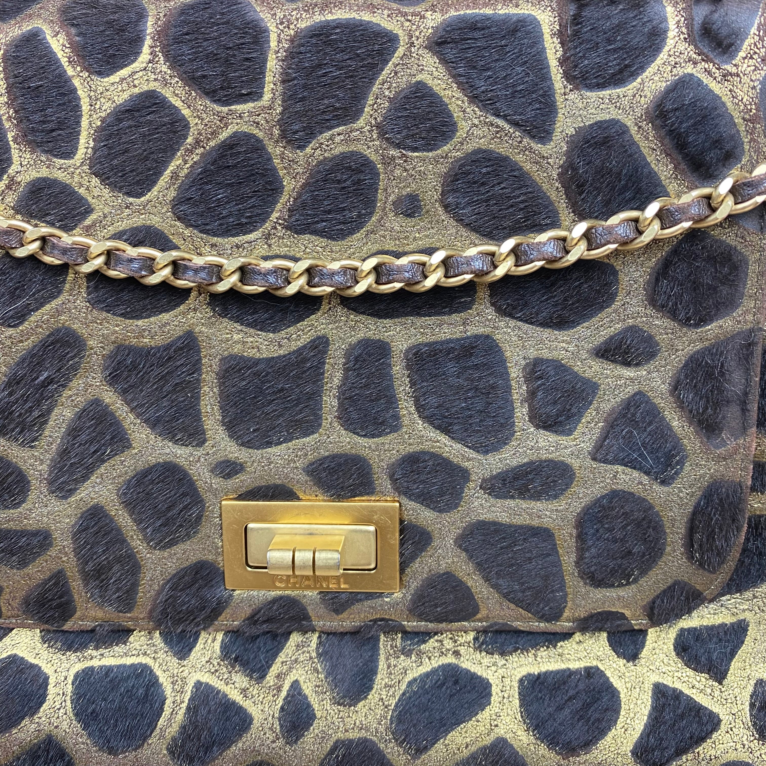 Sac Chanel 2.55 Reissue Single Flap – Poulain Imprimé Animal
