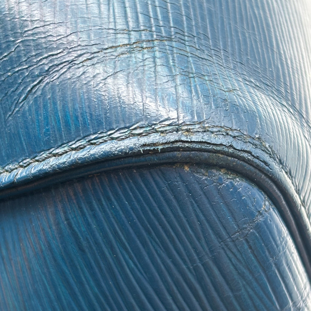 Louis Vuitton Keepall 55 Cuir Epi Bleu