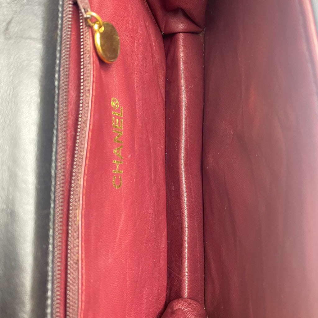 Chanel single flap 80s - certifié entrupy