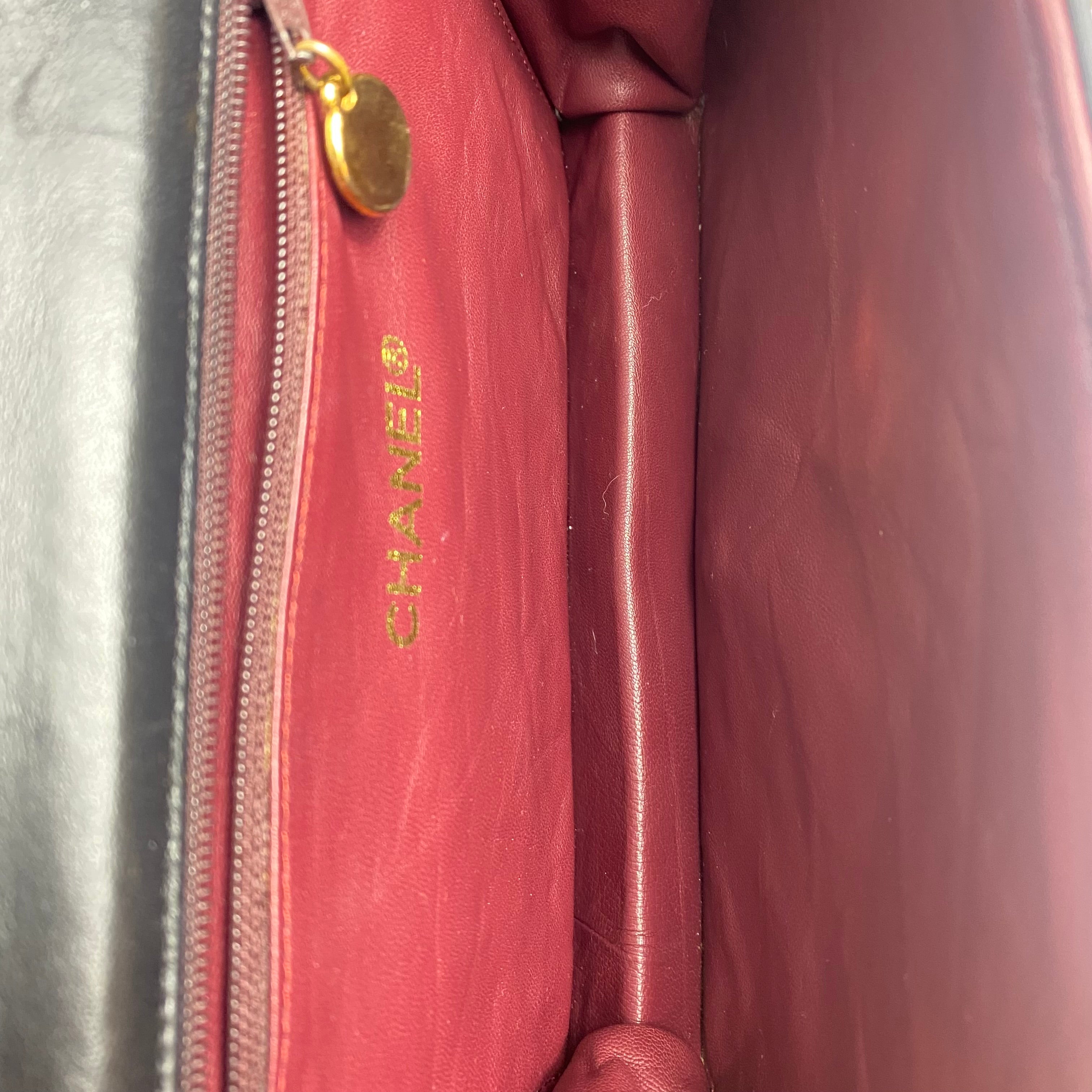 Chanel single flap 80s - certifié entrupy