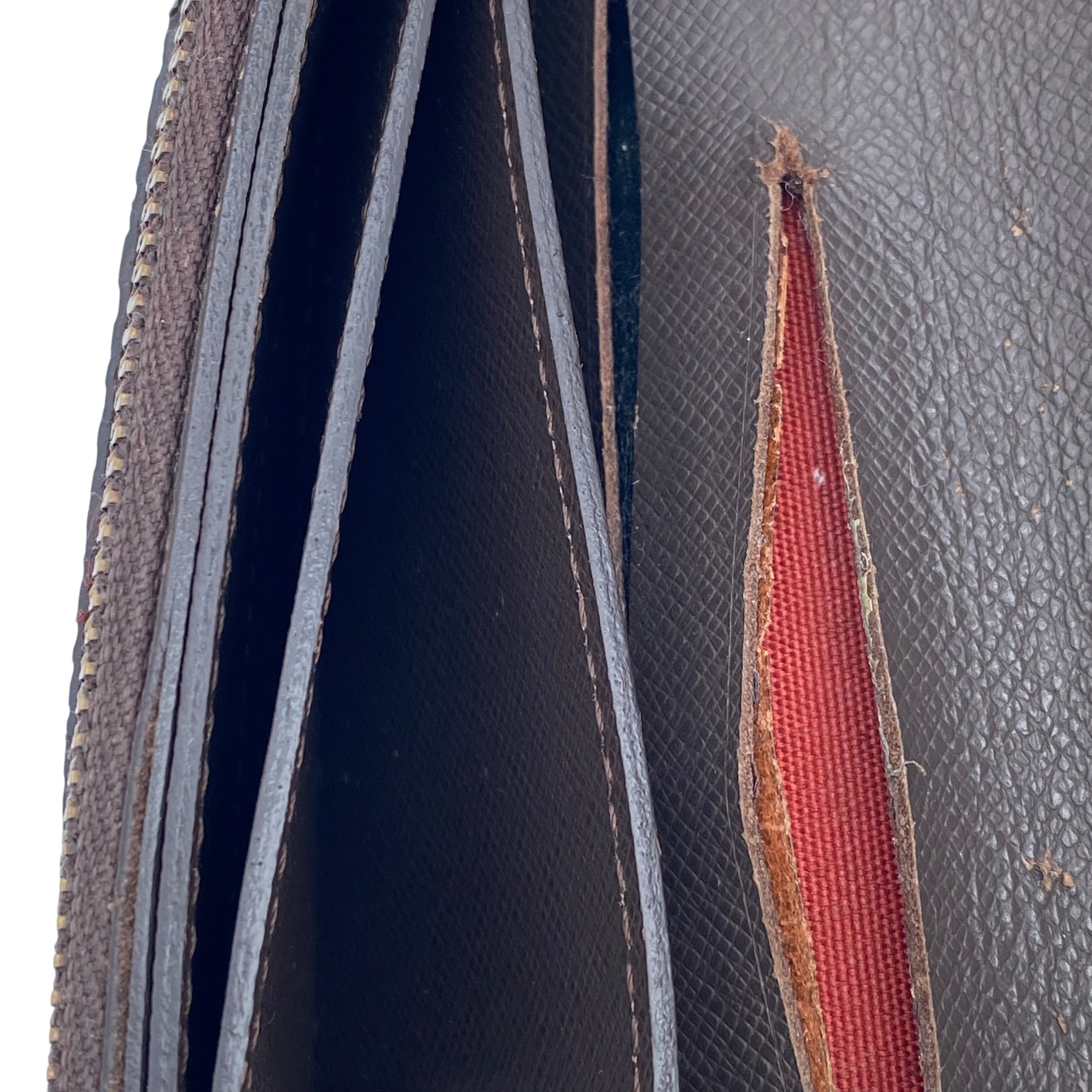 Portefeuille Louis Vuitton Accordéon Damier Ébène  full set