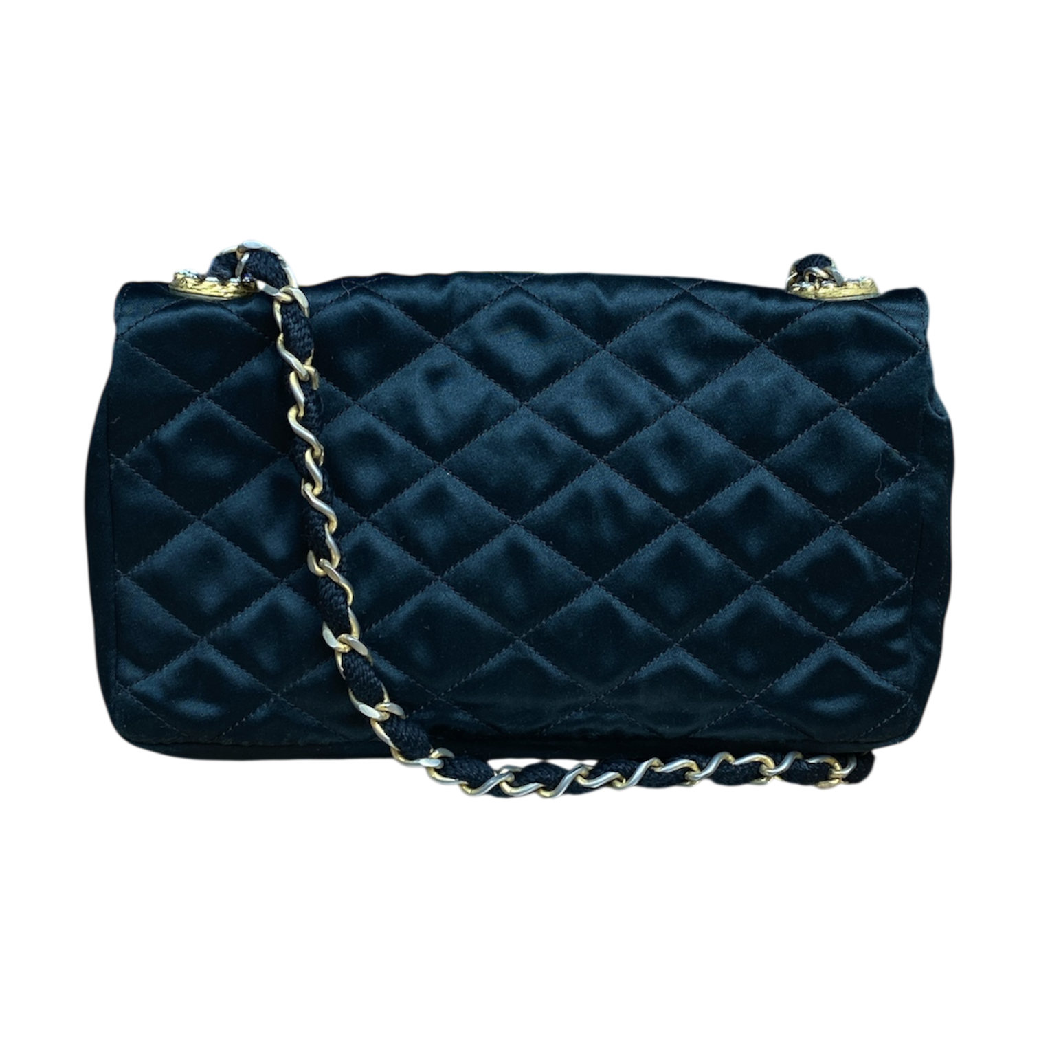 Sac Chanel Vintage Nylon Noir & Strass