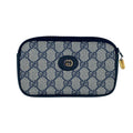Pochette Gucci GG Supreme Interlocking G Bleu Marine
