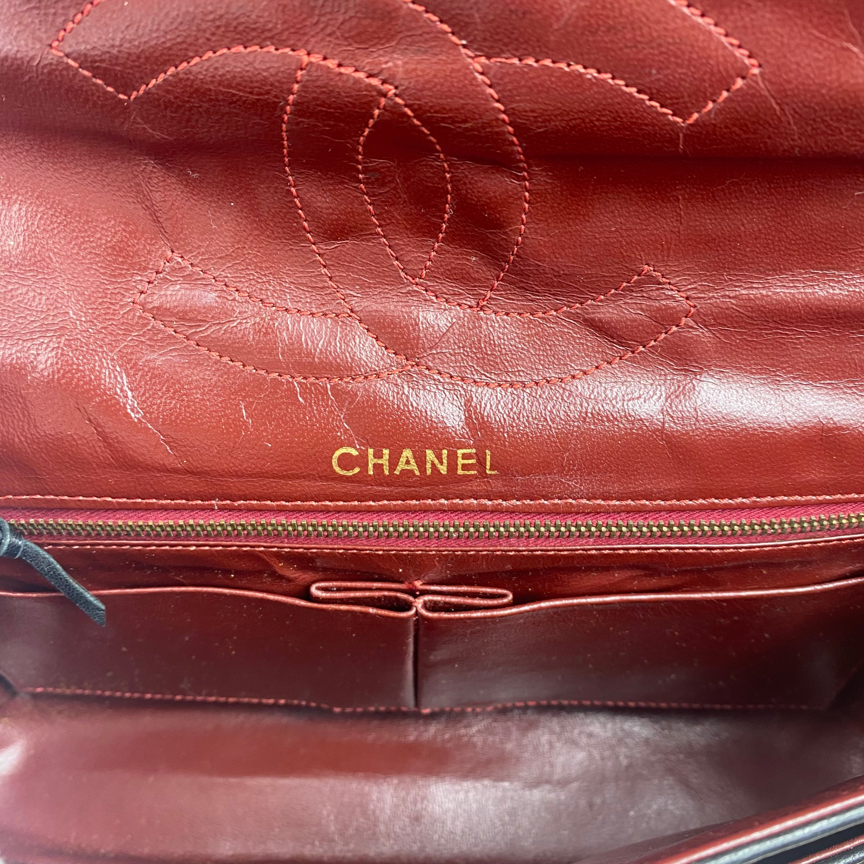 Sac Chanel Timeless Double Flap Cuir Matelassé